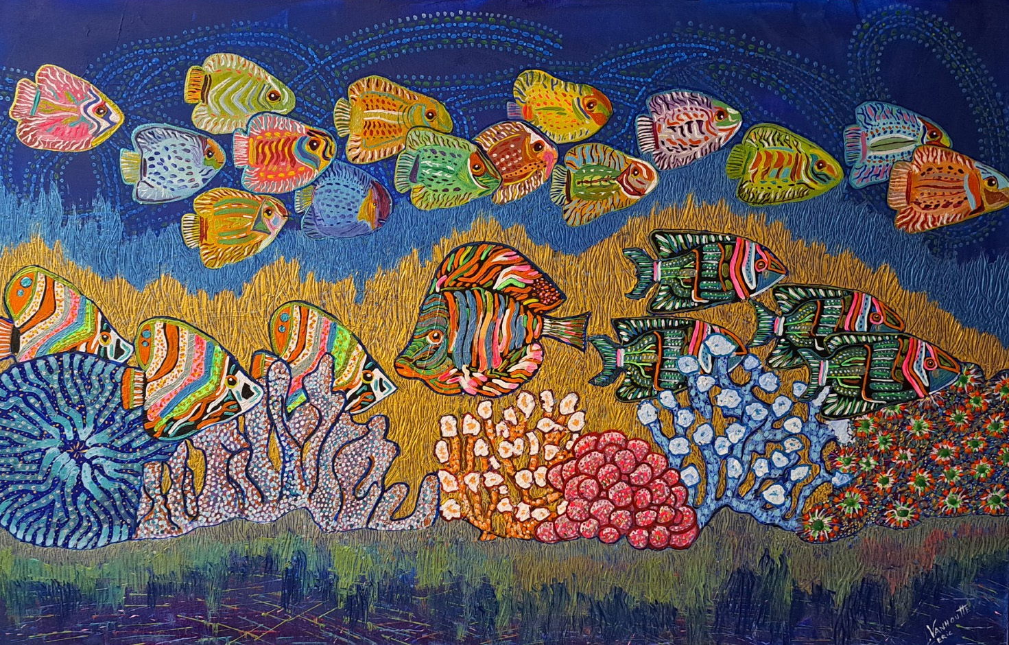 Découvrez l'univers artistique unique d'Éric Vanhoutte : entre mer, lumière et mouvement