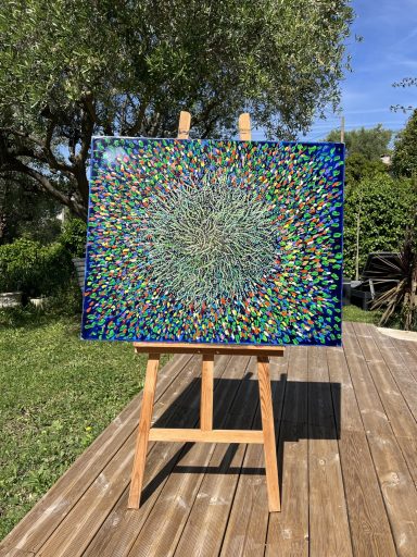 Tableau acrylique "Pétale de vie"