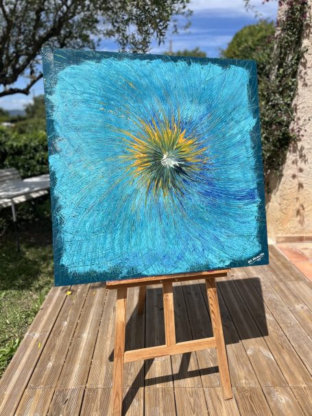 tableau eric vanhoutte Aigue marine
