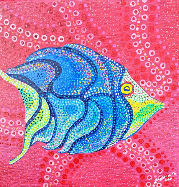 Bubble - 2026 Bubble -Toile acrylique 2026 - 30x30x3.5cm eric vanhoutte