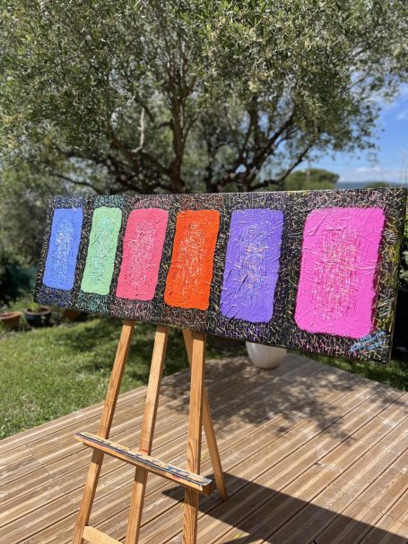 Peinture eric vanhoutte Bobine du temps
