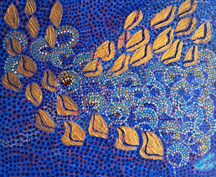 Coque - 2025 Coque-Toile acrylique 2025 - 46x38cm eric vanhoutte
