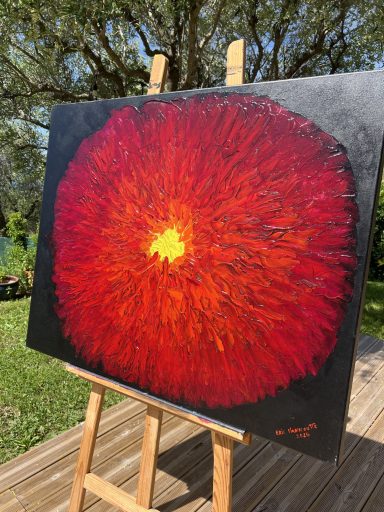 Tableau acrylique "Jade"