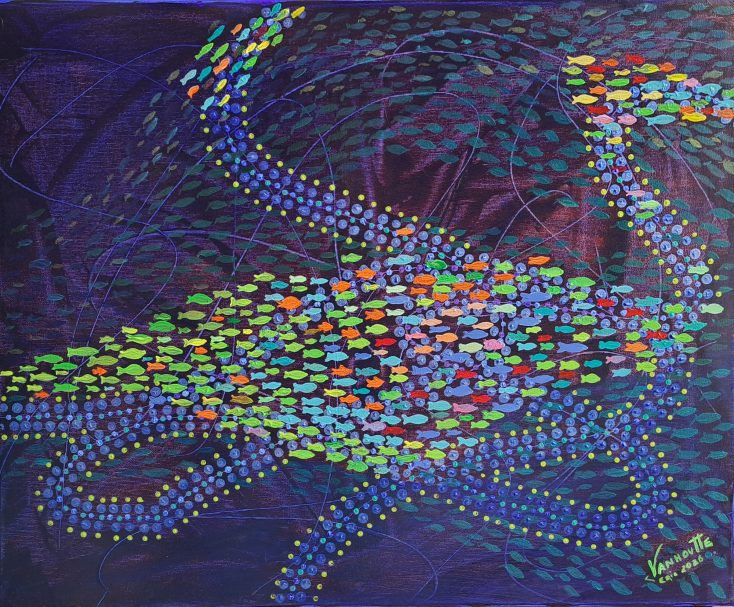Métamorphose - 2026 Métamorphose -Toile acrylique 2026 - 61x50cm eric vanhoutte