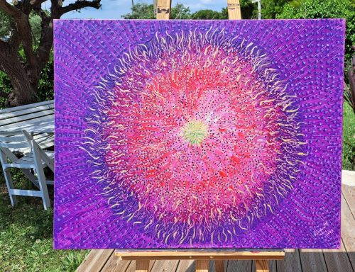 Tableau acrylique "Nomade" 