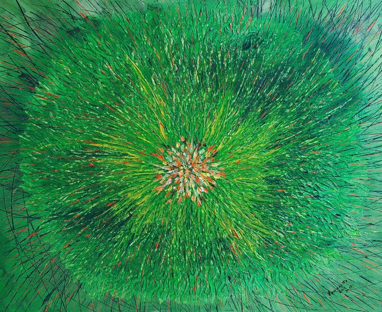 Agata - Toile acrylique 2025 - 100x80x4cm Eric Vanhoutte