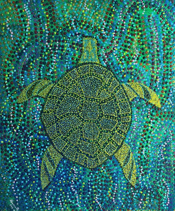 Voyageuse - 2026 Voyageuse -Toile acrylique 2026 - 61x50x1.7cm eric vanhoutte