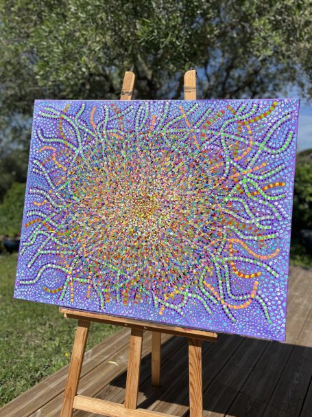 Peinture eric vanhoutte Labyrinthe